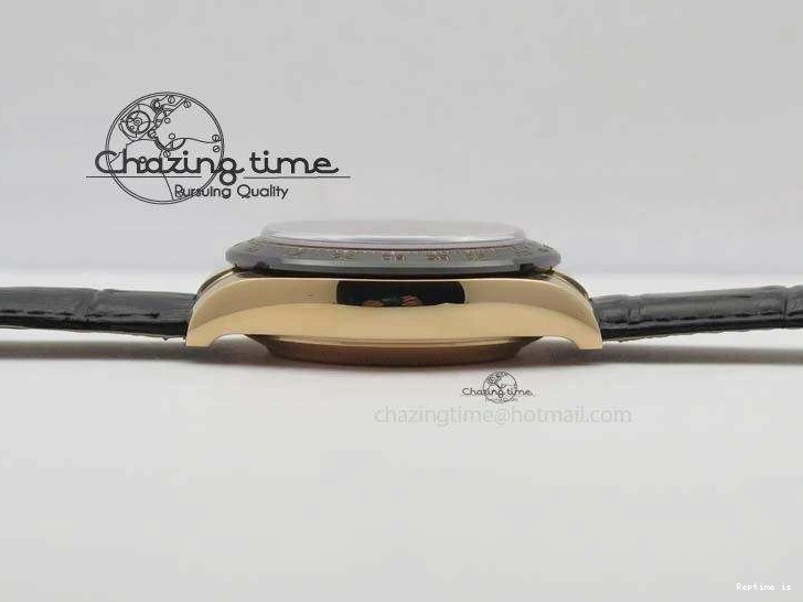 0107 Daytona 116515 Noob 1:1 Best Edition RG Black Dial On Black Leather Strap A NewStyle 3789